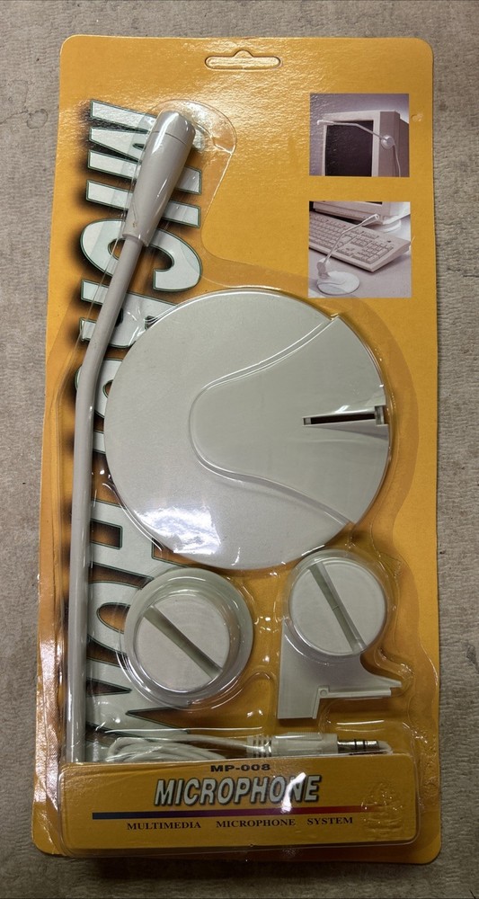 Vintage Multimedia Microphone System MP-008 NIP