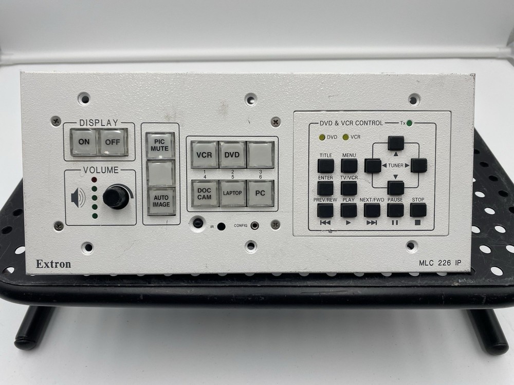 Extron MLC 226 IP MediaLink Controller Panel w/ DVD & VCR Control
