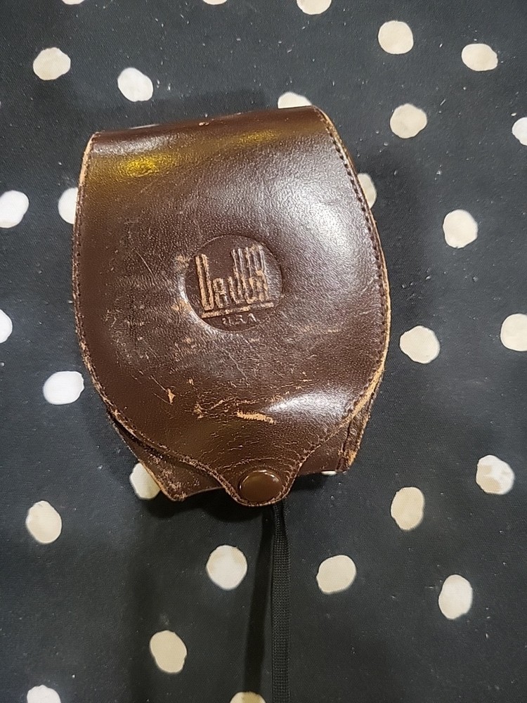 VINTAGE DEJUR Camera Light Meter Model 40 Leather Case