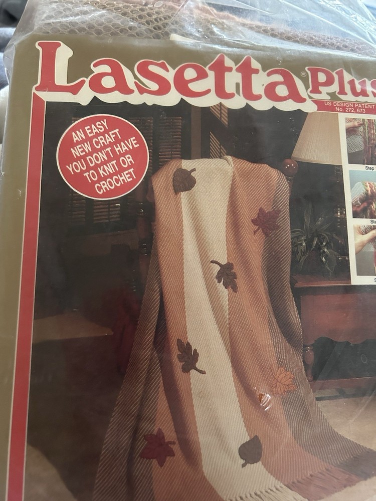 Lasetta Plus Autumn Leaves Afghan Kit