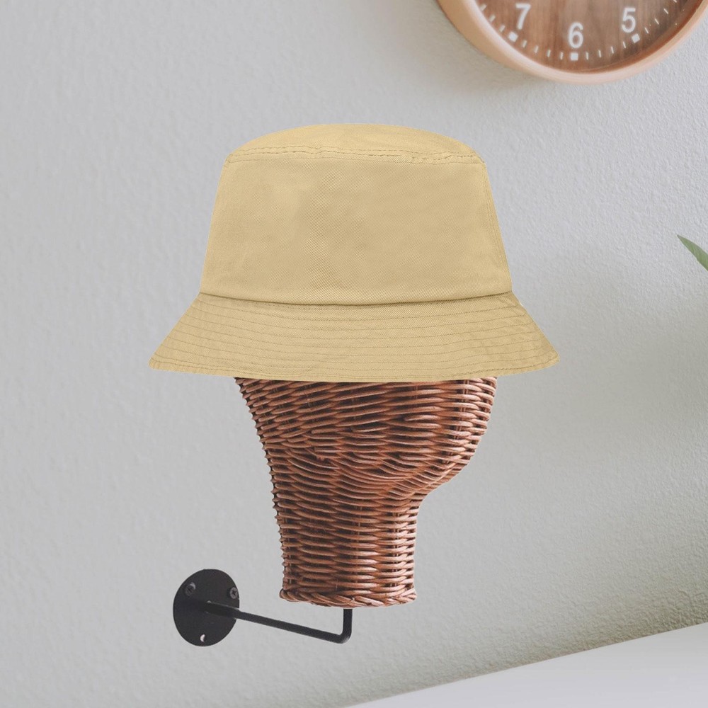 Wall Mount Mannequin Head Hat Display Rack Multifunctional Hat Holder Hat