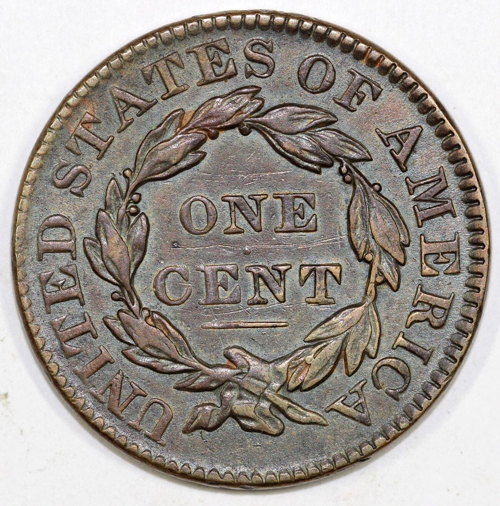 1832 1c Coronet or Matron Head Large Cent