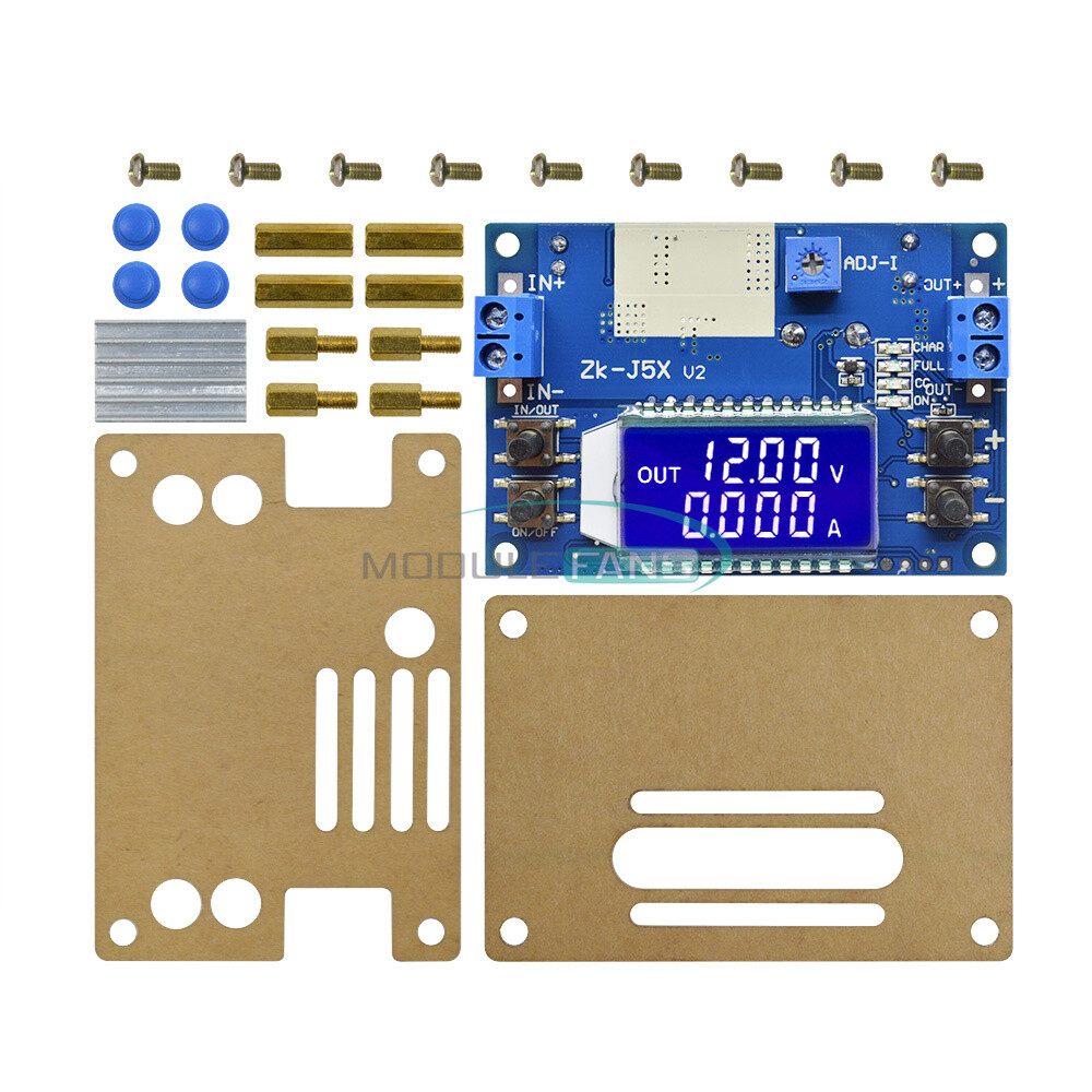 5A DC Boost Buck Down Constant Voltage Current Power Supply Module+Case