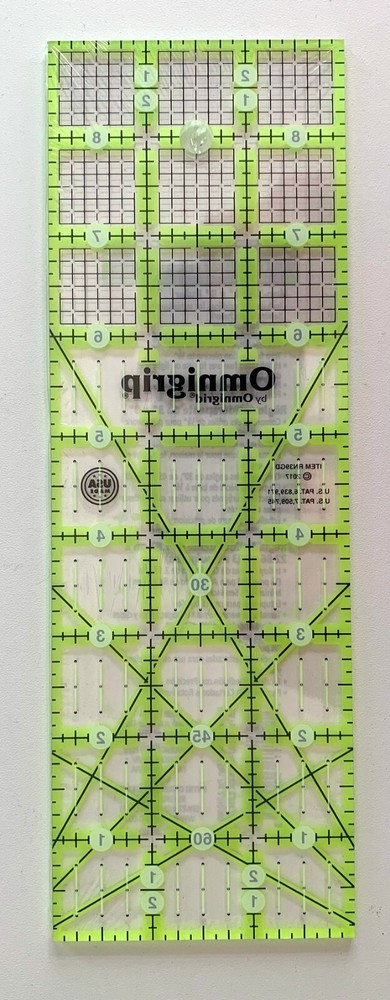 Omnigrid Omnigrip Non-Slip Rectangle Ruler - 3 x 9 in.