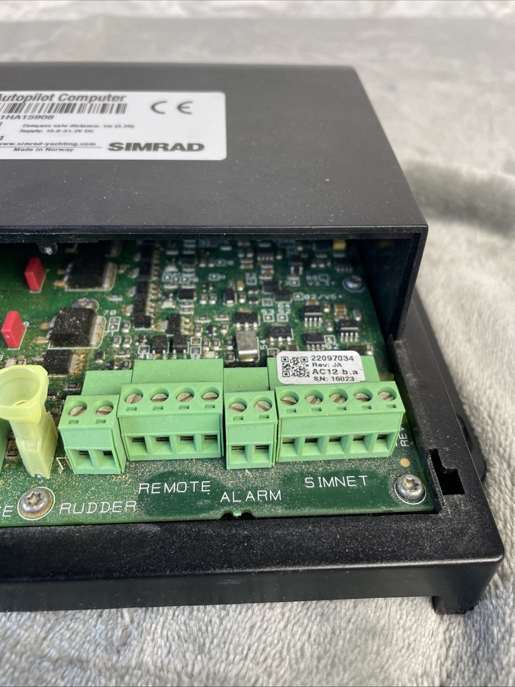 Simrad Autopilot Computer AC12 For AP24/AP28 Untested