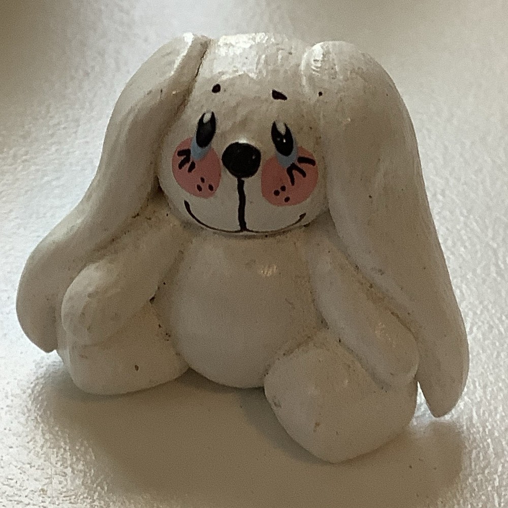4 Decorative Easter Bunnies One Bunny Egg By Russ Three Bunny Figurines