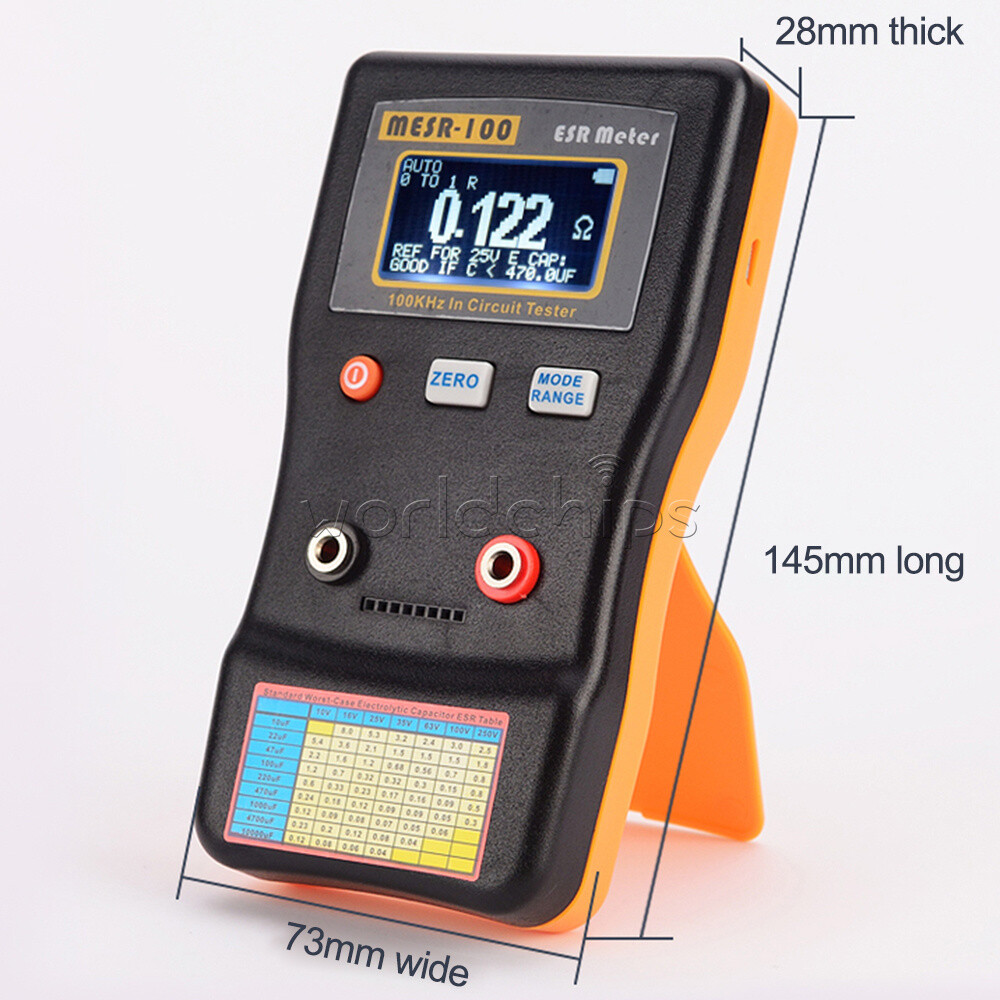 MESR-100 ESR Capacitance Ohm Meter Capacitance Internal Resistance Circuit Meter
