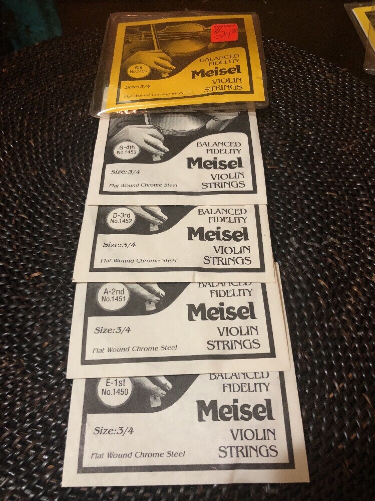 meisel strings set 3/4,(1455),wound Chrome Steel