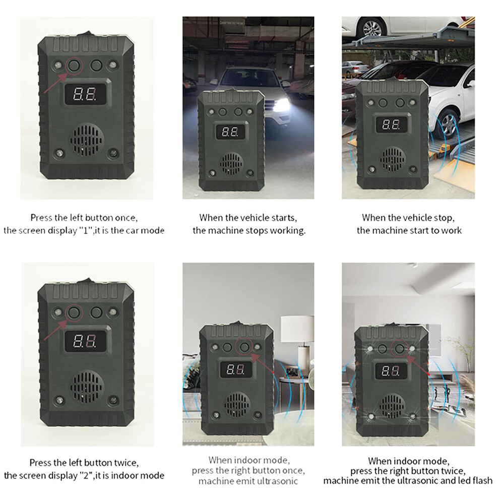 Ultrasonic Mouse Repeller Rat Rodent Car Wire Engine Pest Deterrent Control