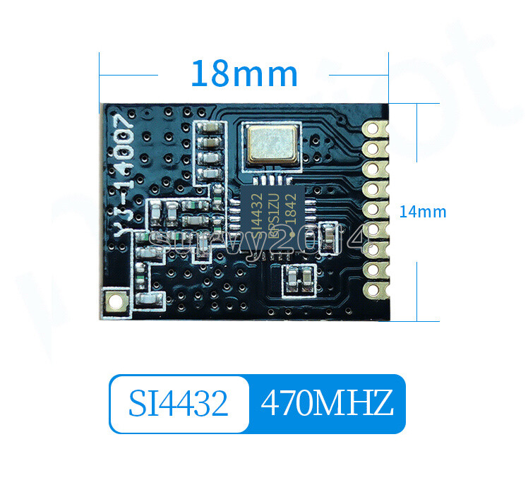 SI4432 470MHz 1000m Wireless Module 470M 433mhz Wireless Communication Module