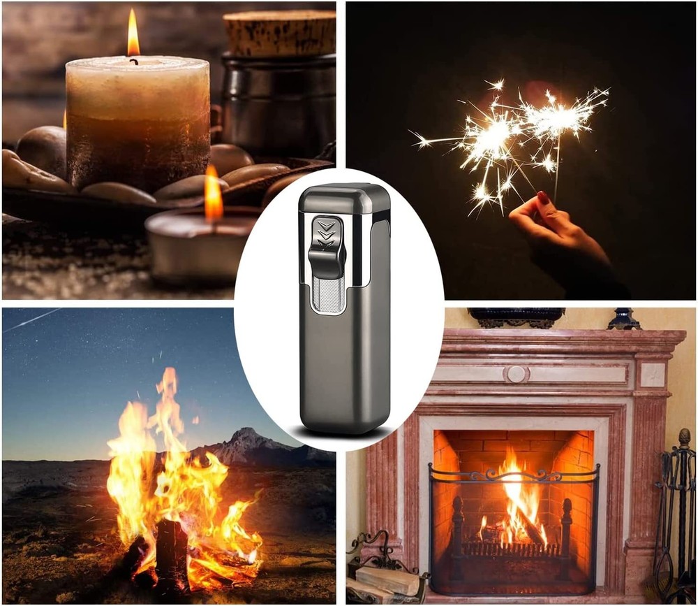 Torch Lighter Quad Jet Lighter Flame Butane Torch Lighter Refillable Adjustable