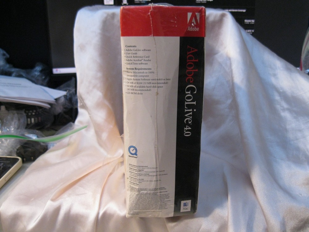 Adobe GoLive 4.0 Number new sealed