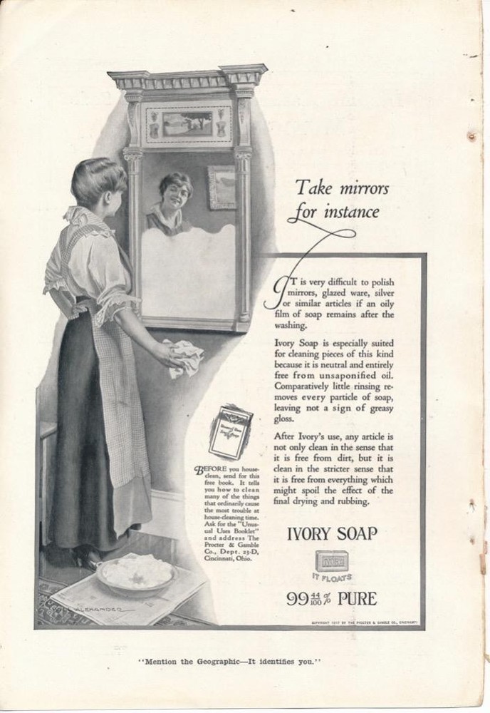 Magazine Ad - 1917 - Ivory Soap - Will Alexander  Illustrator