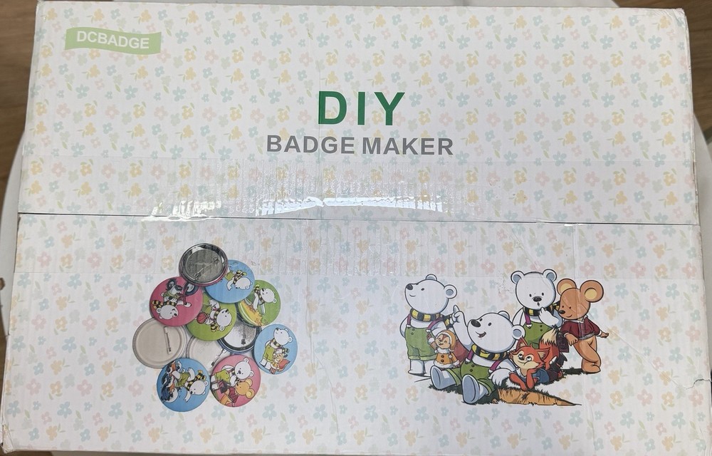Button Maker Machine Multiple-Sizes - Pin Maker Machine 1.25 inch+2... Fast Ship