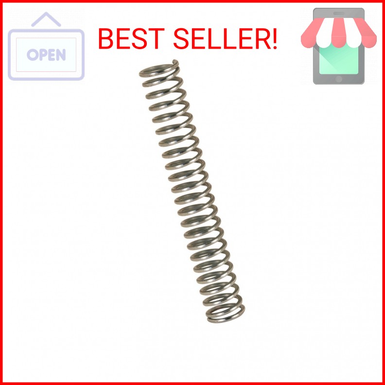 Prime-Line SP 9709 Compression Spring, Spring Steel Construction, Nickel-Plated