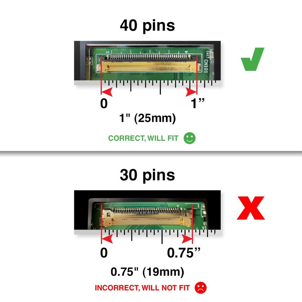 HP ENVY 6-1000 40 Pins Screen Replacement LCD LED Display With Tools