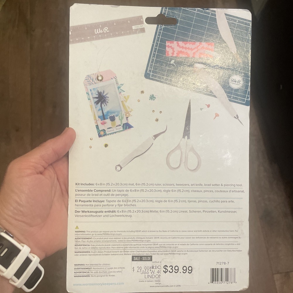 We R Memory Keepers 71278 Mini Tool Kit-6pcs