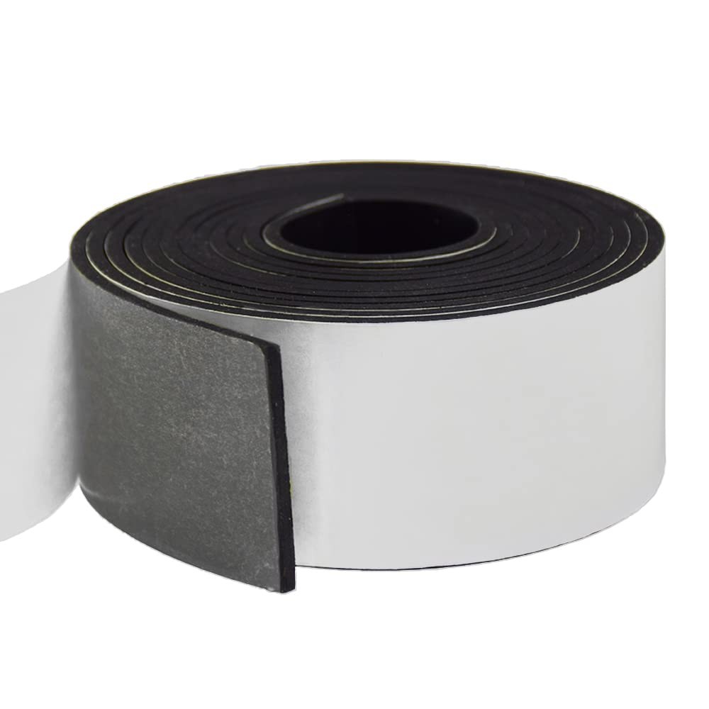 Neoprene Solid Rubber Strips with Adhesive Backing 1/8 (.125)" Thick X 2" Wid...