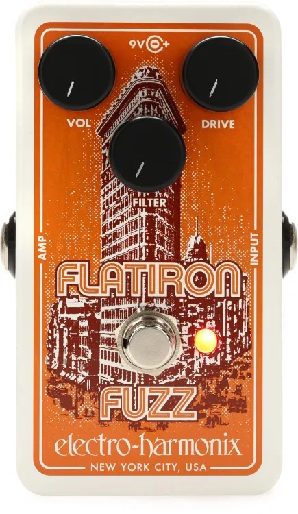 Electro-Harmonix Flatiron Fuzz Effects Pedal