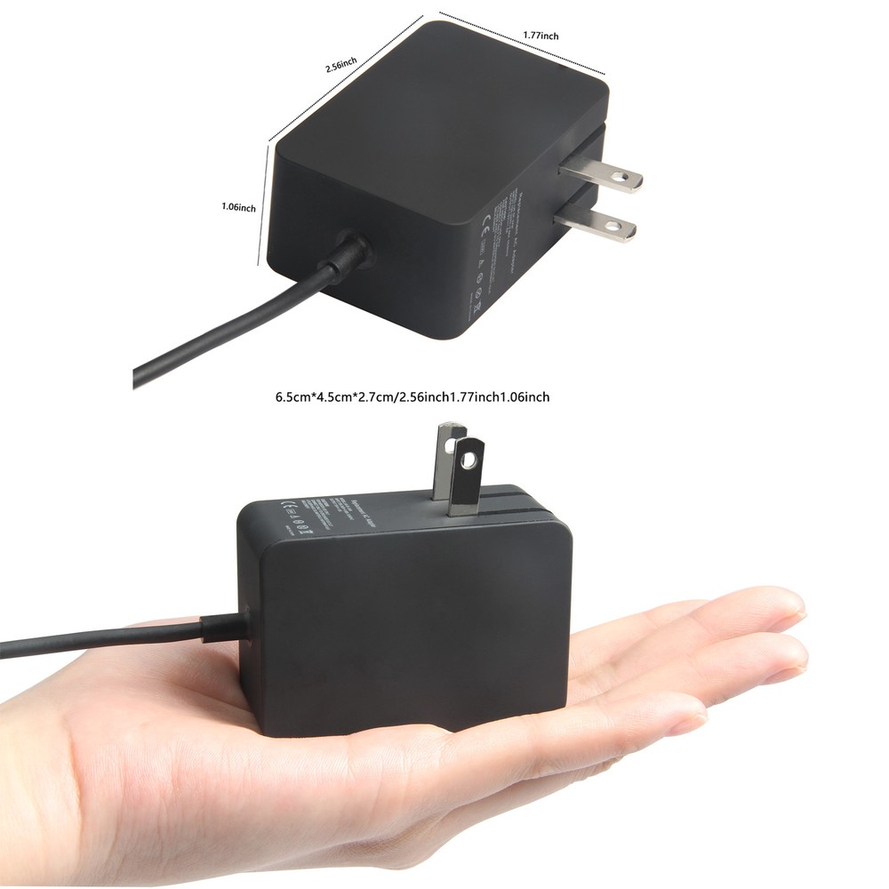For Microsoft Surface 3 AC Adapter Charger 13W 5.2V 2.5A 1623