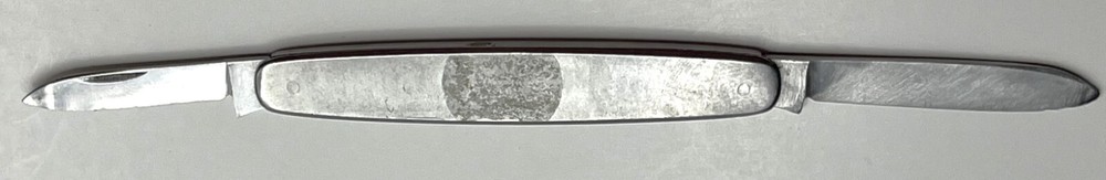Vintage? Silver Slim Thin 2 Blade Pen Pocket Knife