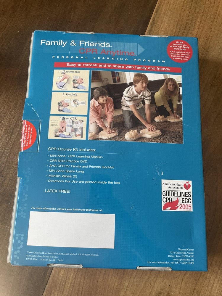 Family & Friends CPR Anytime Personal Learning Program