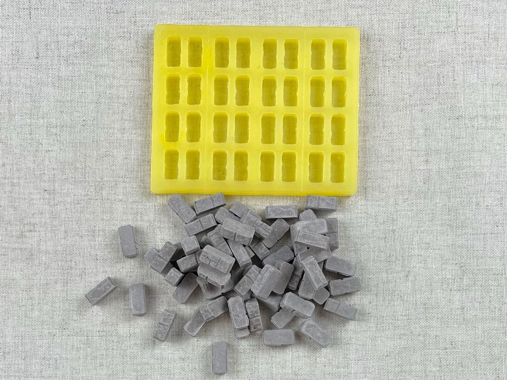 Silicone Mold Mini Bricks Miniature accessories School project Concrete blocks