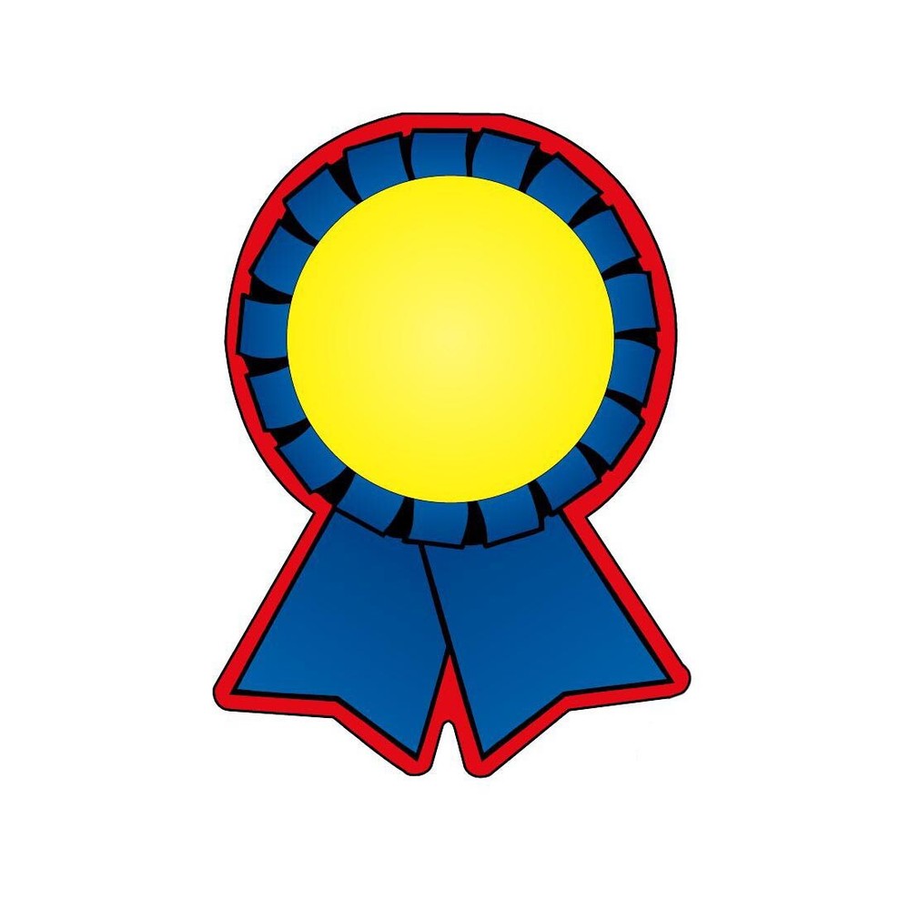 Creative Shapes Notepad Blue Ribbon Large