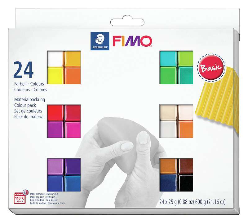 Fimo Professional Soft Polymer Clay 24/Pkg-Basic