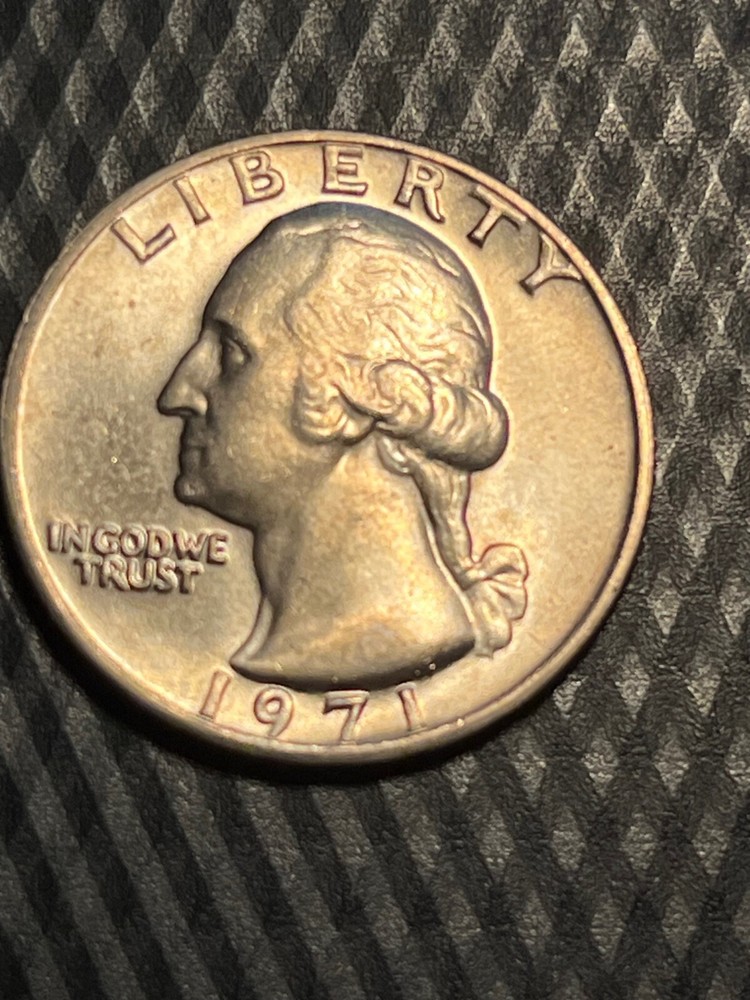 1971 Washington Quarter Gem BU Uncirculated MS Sharp Strike