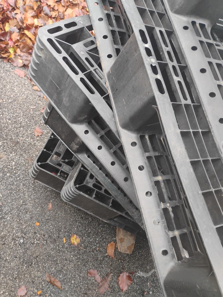 Plastic 40x48 Pallet, Black