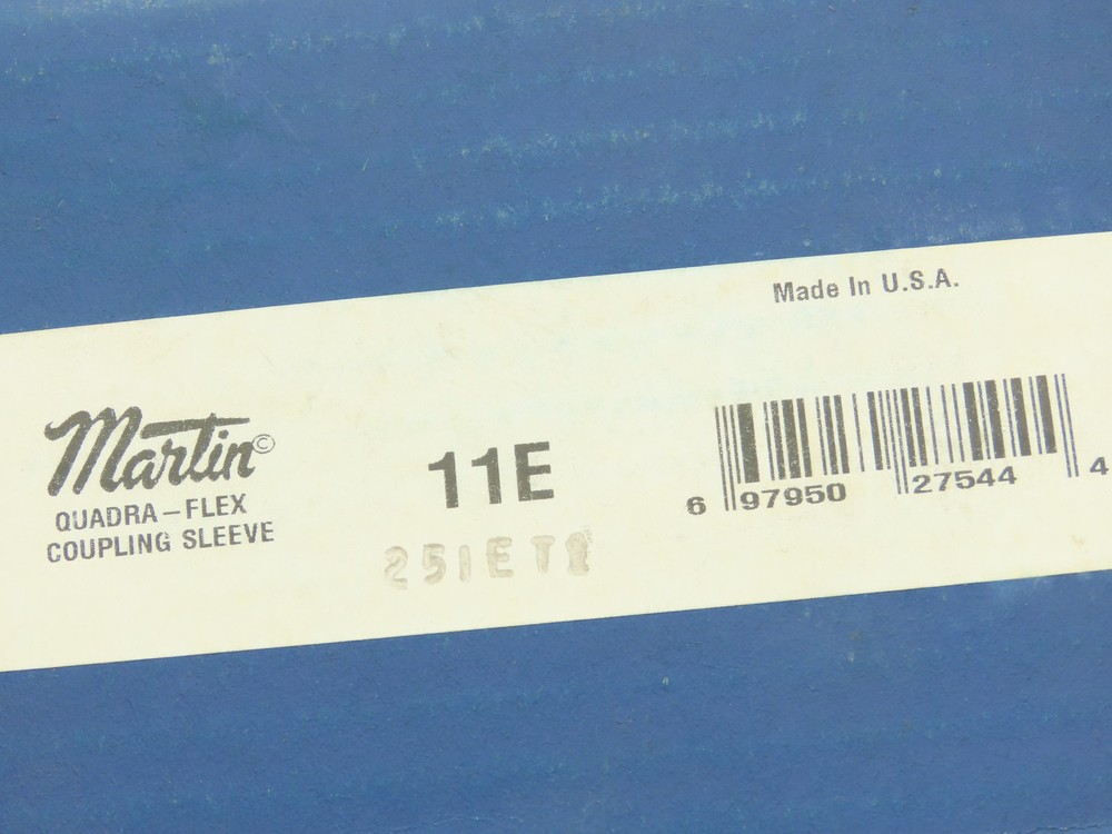Martin 11E Quadra-Flex Coupling Sleeve EPDM Rubber Type E