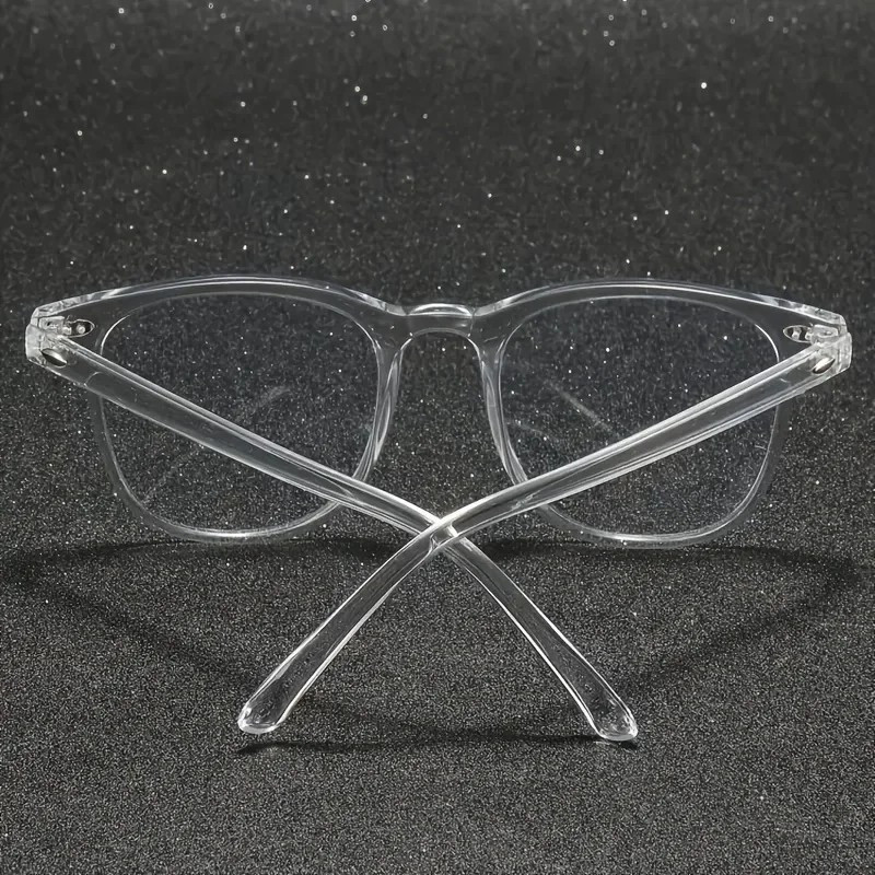 Blue Light Blocking Glasses Clear Square Frame Transparent Computer