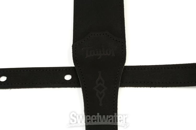 Taylor Gemstone Guitar Strap - Black 2.5"