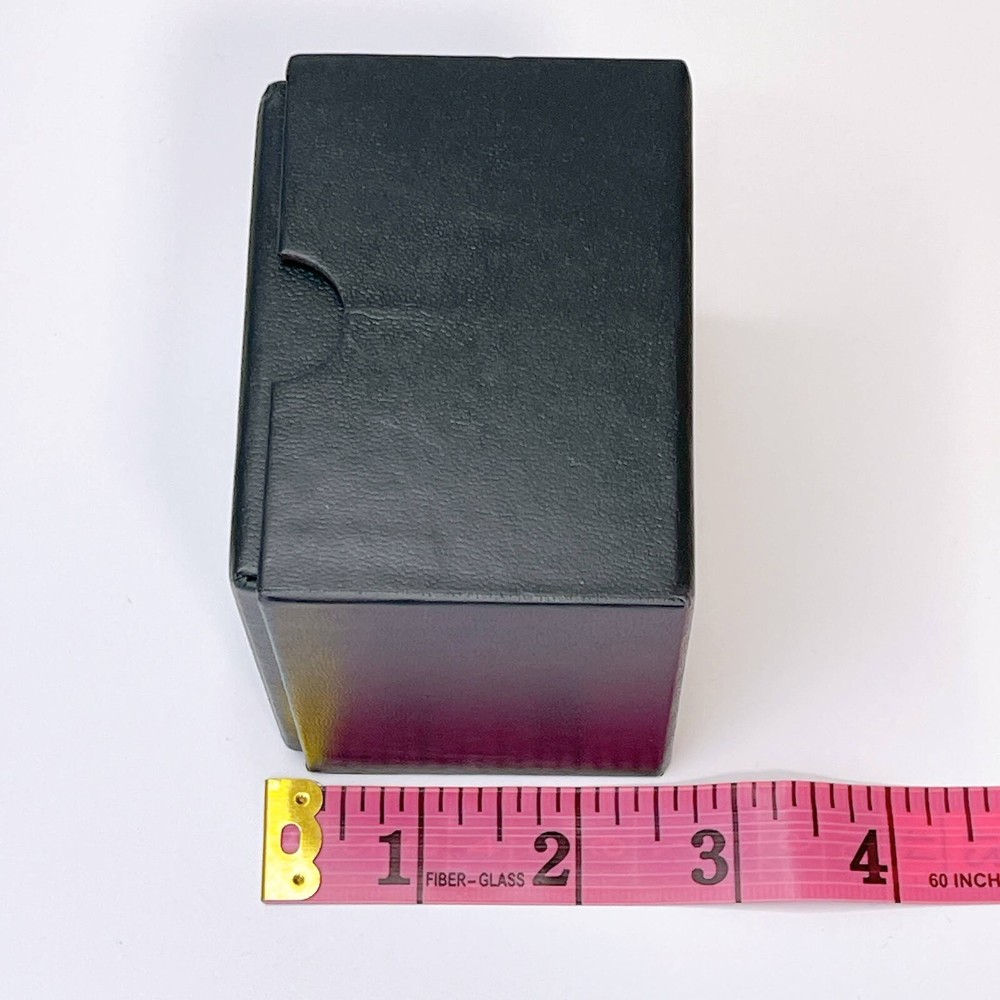 GRAFF Authentic Ring case Black Leather Accessories Jewelry box Damage case