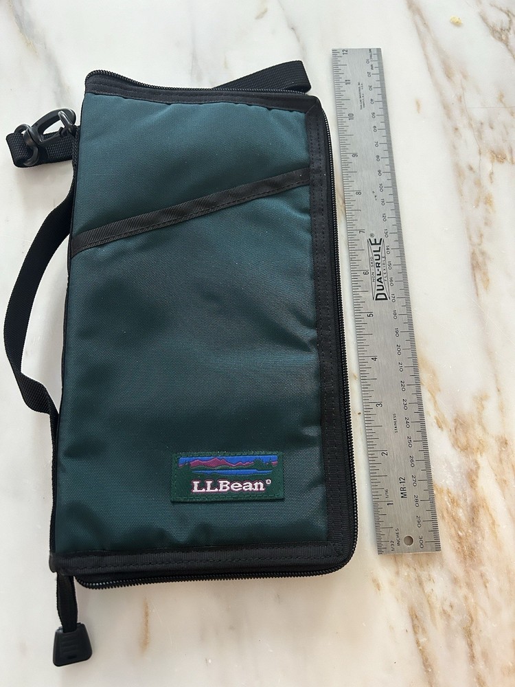LL bean Canvas Travel Wallet