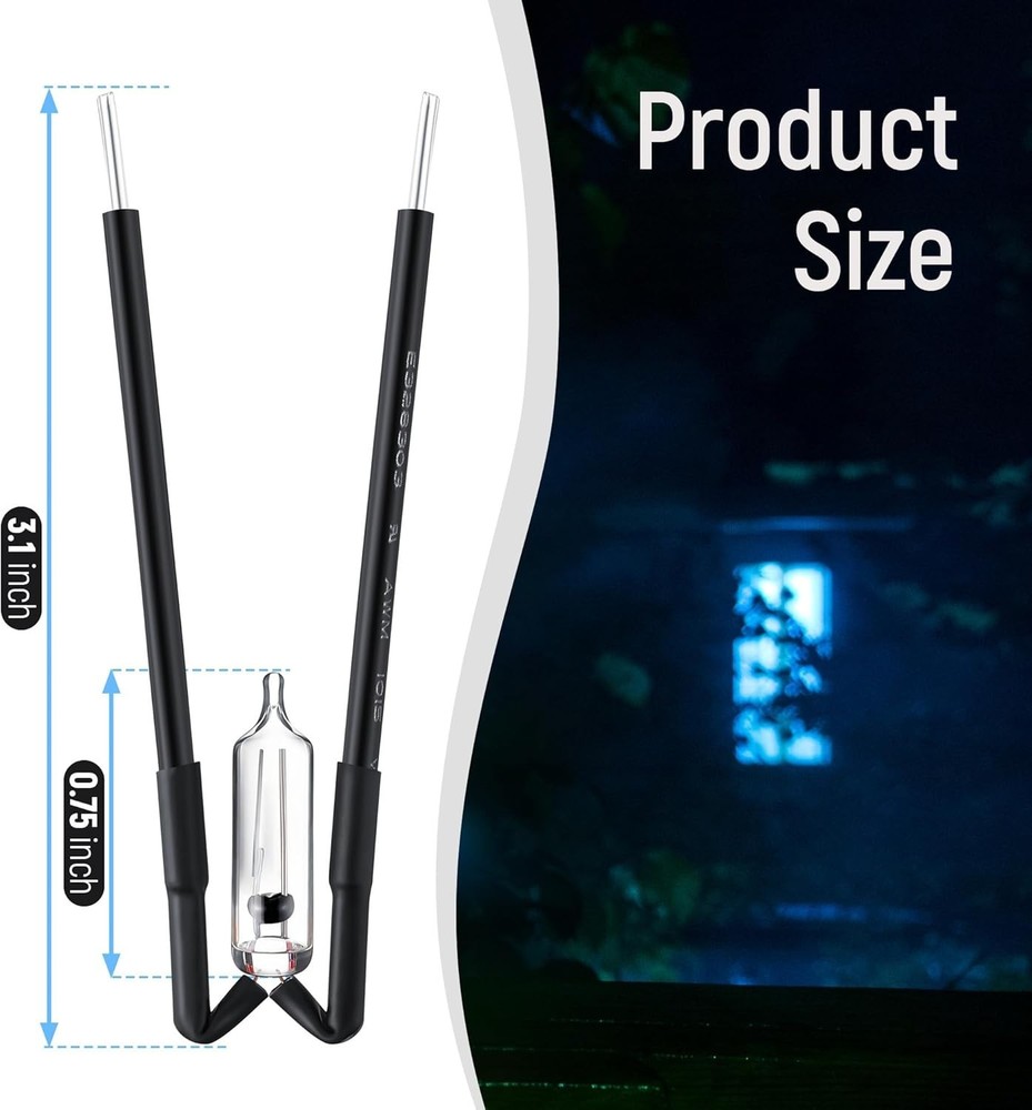 2 Pieces UV Light Bulb Starter for Bug Zappers Compatible with Flowtron, Comp...