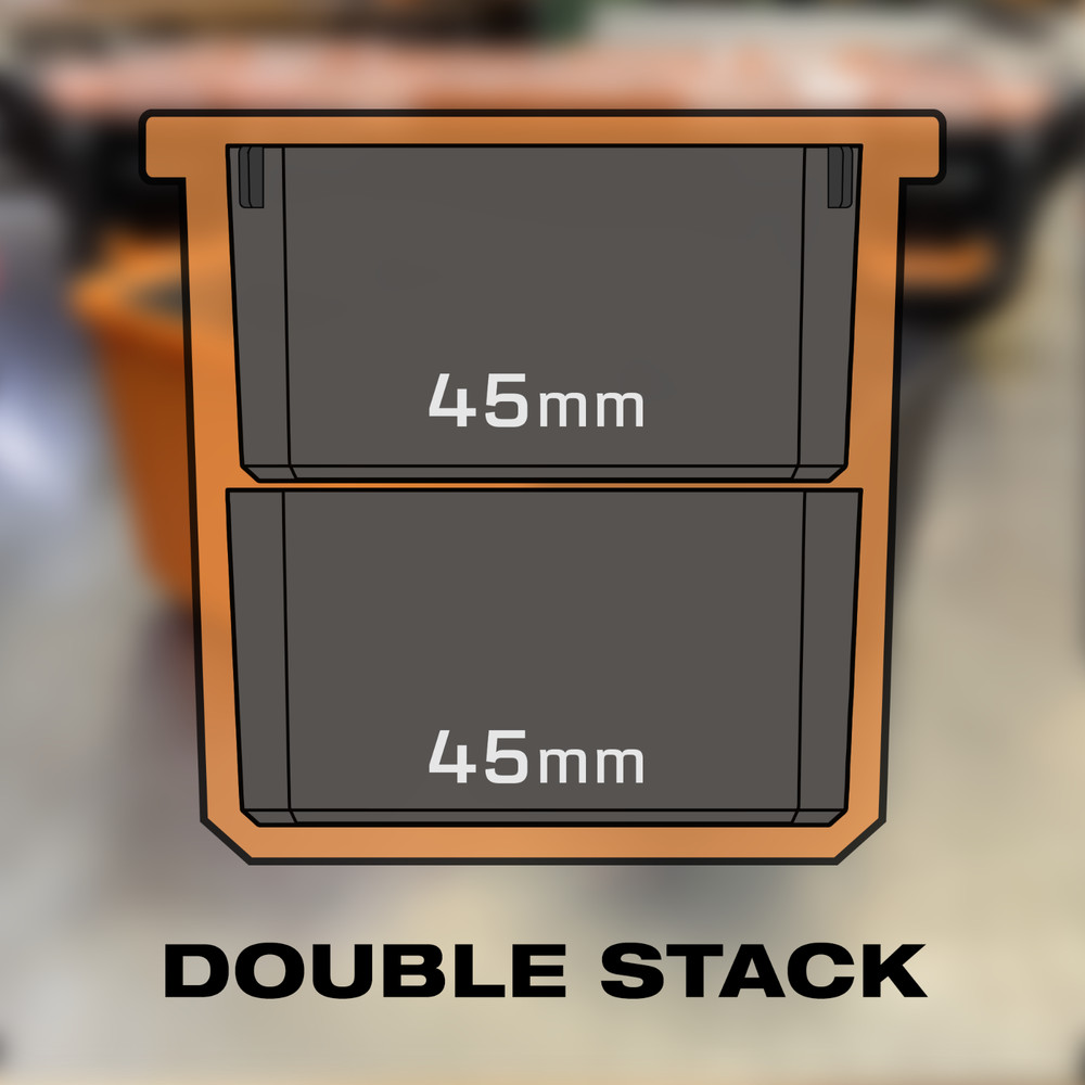 RIDGID Stackd™️ - Insert Bins for Pro Gear System 2.0 10-Compartment Organizer