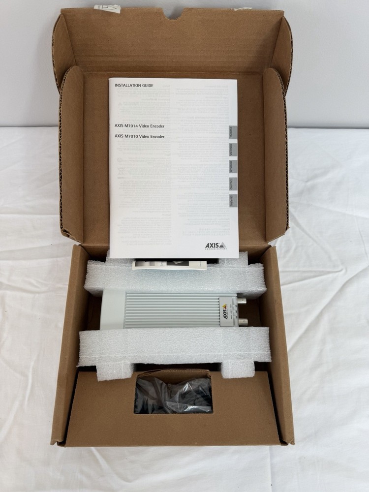 Axis M7014 Video Encoder 4 Channel Analog to IP Encoder New Open Box