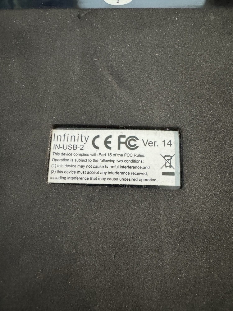 Infinity IN-USB-2 USB Digital Foot Control Computer Transcription Tested Working