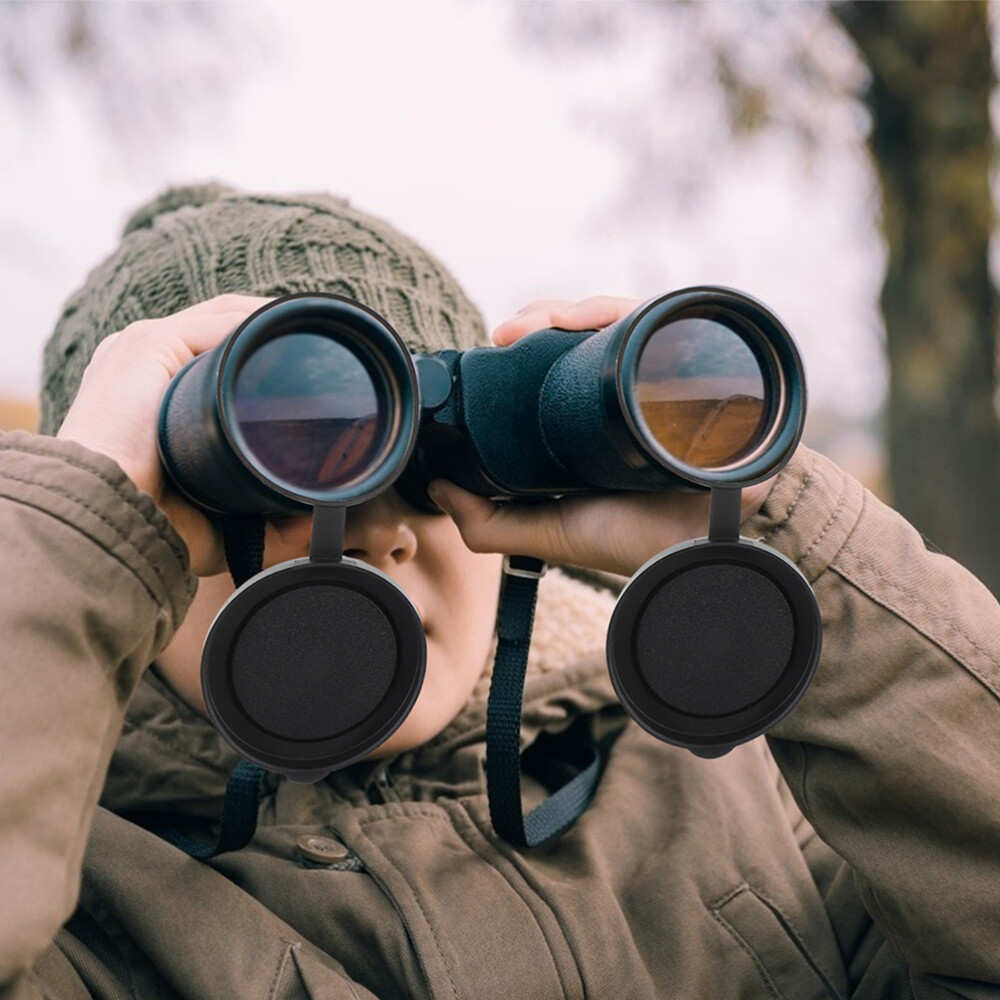 Binocular Objective Lens Caps Eyepiece Cover for Binoculars Straight