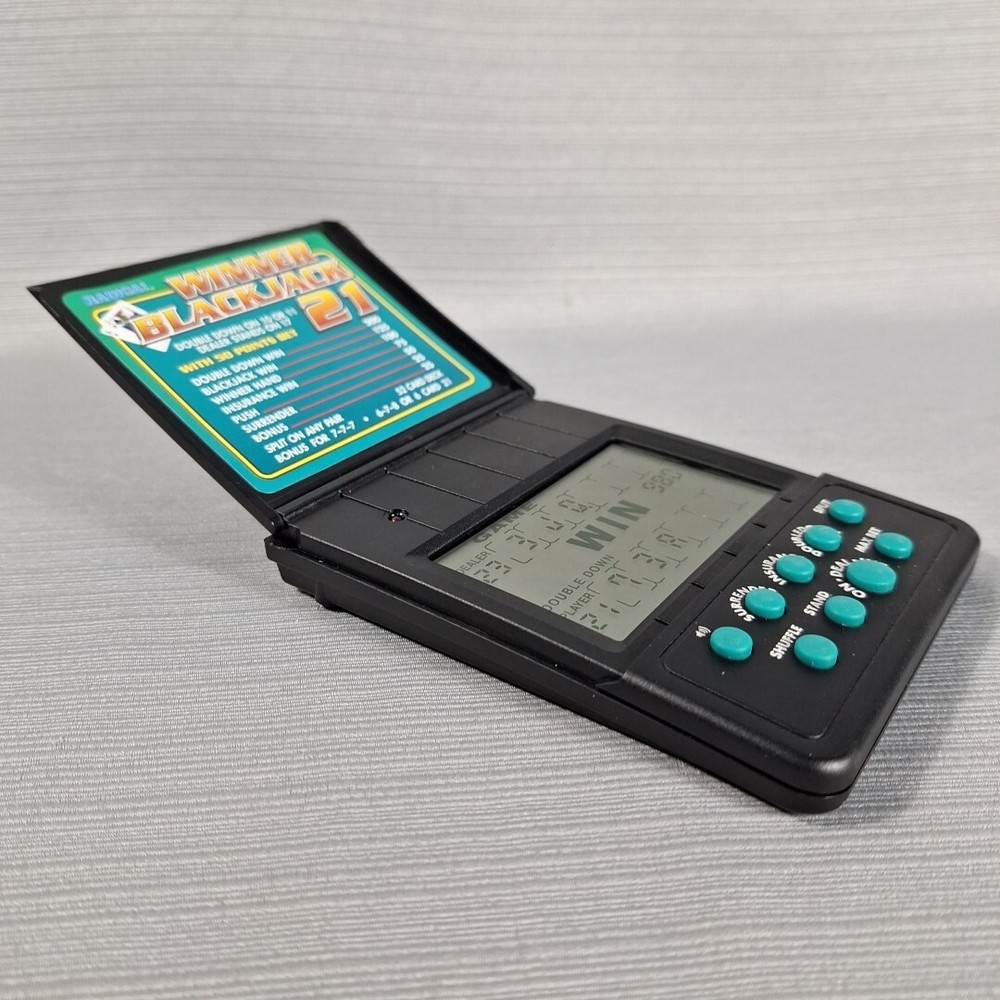 Radical Winner Blackjack #1750 Electronic Handheld Game 1994 Tested Working