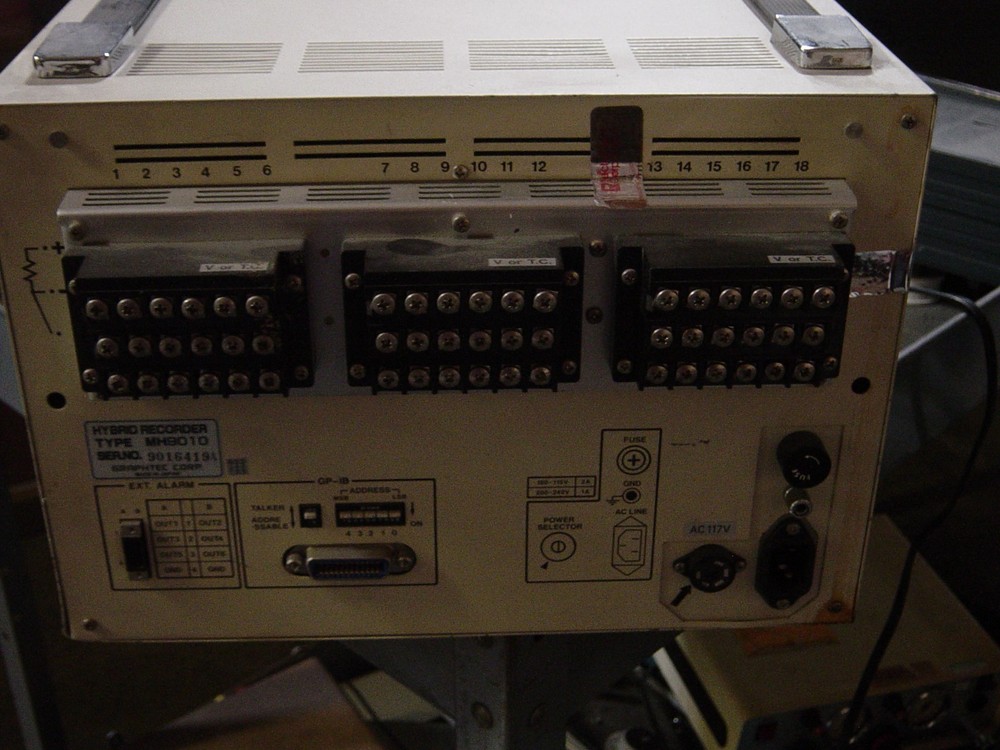 Western Graphtec 18 Channel Hybrid Recorder Chart Printer MH9010
