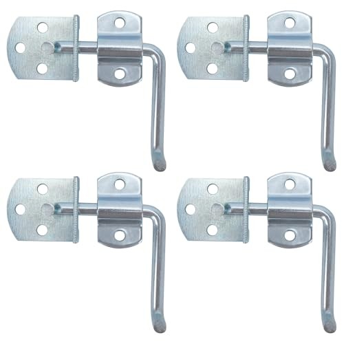 Trailer Gate Latch Stake Bed Latches, Straight Side Gate Bracket Sets 4 Pack