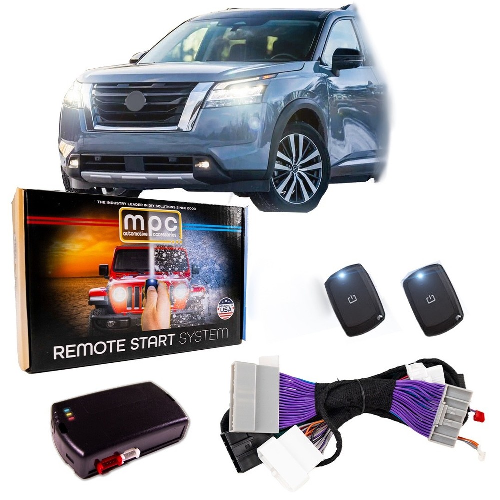 Remote Start Kit For 2022-2025 Pathfinder | Plug & Play | With 2 Remotes