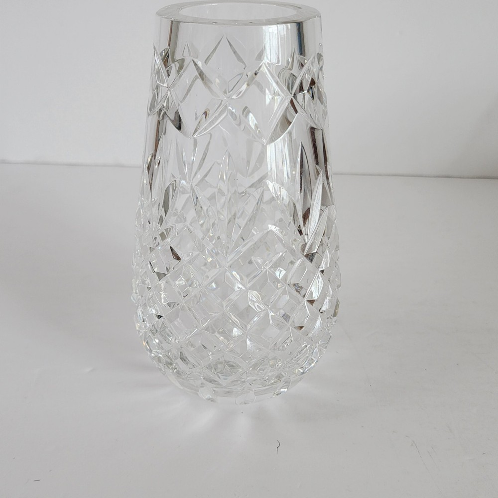 Small Round Leaded Crystal Vase