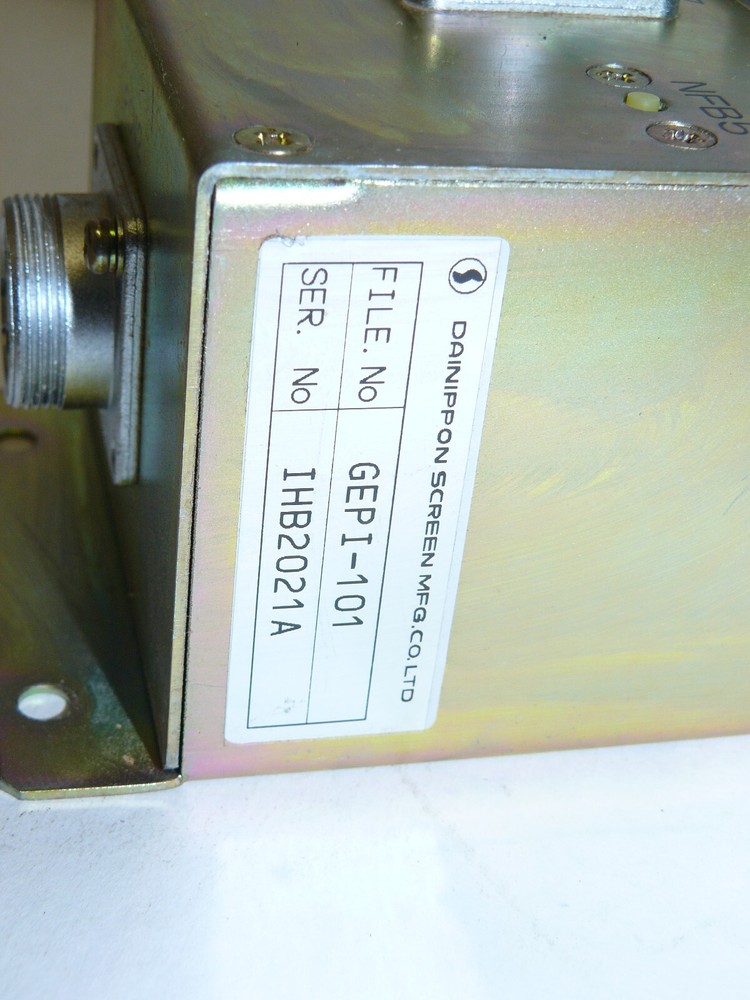 DAINIPPON SCREEN CONTROL GEPI-101 POWER INTERFACE WITH PCN AND NFB CONNECTIONS