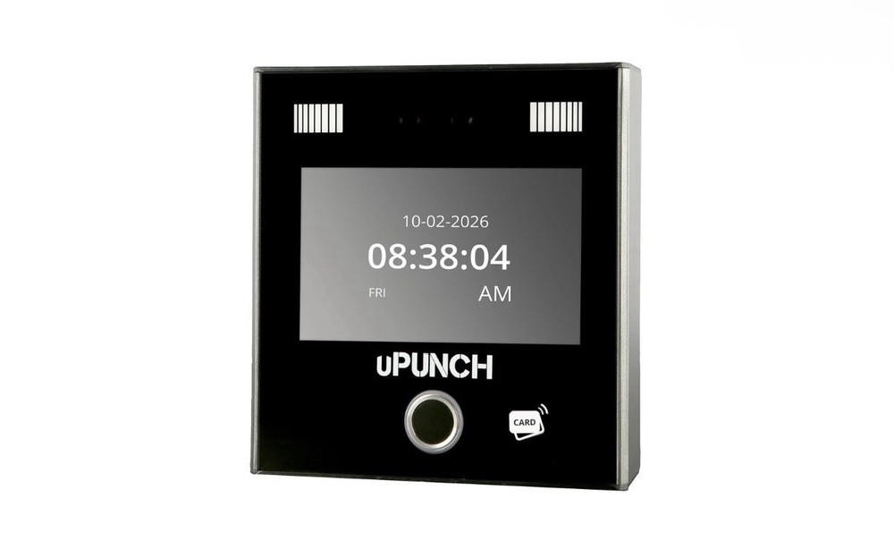 uPunch MK5000 AI Face Recognition Computerized Time Clock for Employees | Adv...