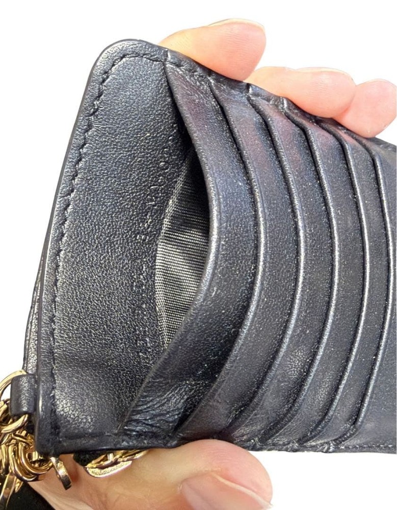 DIOR Card Case Fragment Case Lambskin