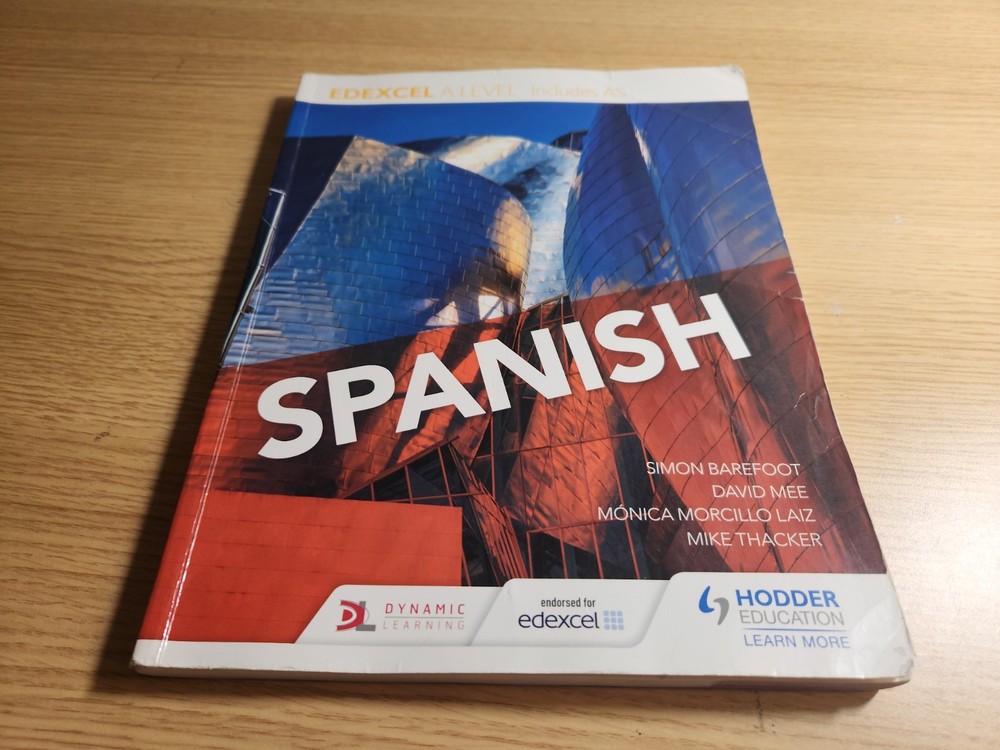 EDEXCEL A & AS LEVEL SPANISH - SPANISH LANGUAGE TEXTBOOK - Good Cond